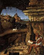Giovanni Bellini St Jerome Reading in the Countryside